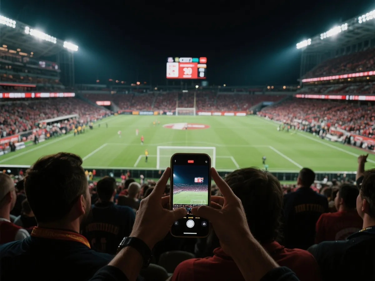 世界盃賽事現場氛圍示意圖